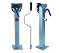 Holdes Anhänger-Stabilisator-Wagenheber, robuste Teleskop-Nivellierwagenheber - robuster Motorradanhänger-Stabilisator, Wohnwagen-Anhänger-Stützbeine, Aluminium-Nivellierheber für Reiseanhänger