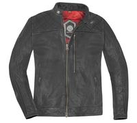 HolyFreedom Burn Out Black Motorrad Lederjacke, schwarz, Größe M
