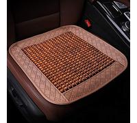 Holzkugel-Sitzauflage, Anti Slip Atmungs Bequem Massage Kühlung Sommer Sitzbezug für Auto Fahrer Bürostuhl LKW,khaki