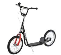 HOMCOM Kinderroller mit Luftreifen Handbremse 16 Zoll