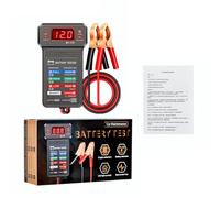 Homeponnew 12V Digital Auto Batterietester und Ladeanalysator mit LCD Display Voltmeter für Auto Motorrad LKW Boot