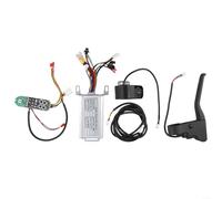 Homeponnew E-Scooter Controller Ersatz 36V 350W 15A, mit Display Armaturenbrett & Beschleunigung/Bremskabel, Komplettes Reparaturset für Elektroroller Zubehör (A)