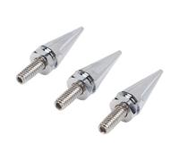 Homeponnew Windschutzscheiben-Verkleidungsschrauben für Harley-Davidson Electra Glide und Street Modelle (1996-2013) - 3-teilige Schrauben aus Aluminiumlegierung und Edelstahl, Schwarz/Silber