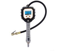 HomeVortex Reifendruckmesser Digital 18BAR ABS Metall Gehäuse | LCD Display, ±0.2PSI Genauigkeit, sofortige Ablesung, batteriebetrieben, klare Zahlen