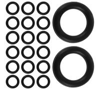 HOMOBABE 20 Stück O ringe aus Gummi für Wagenheber Reparaturset Ersatzteile zur Verhinderung von Ölverlust Schwarz Zubehör für Wagenheber Reparatur