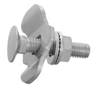 HOMOCONO L schienenbolzen und Stabile Metallbefestigungen 8 X 40mm für Wohnmobile und Camping Cars Silberne L schienenhalterung für Fahrzeugumbauten