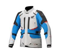 Alpinestars Andes v3 Drystar Gr. M Honda Herren Motorrad Jacke grau-blau-rot