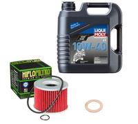 Honda CB 550 K Four CB550K 1978, LIQUI MOLY 10W-40 4L, HiFlo Ölfilter Set