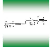HONDA CIVIC 1.4 Aerodeck 55 / 66 KW 1998-2001 KOMBI Auspuff Abgasanlage 0513