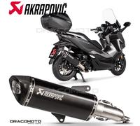 HONDA FORZA 350 ADV 2021-2023 Auspuff AKRAPOVIC Titan Schwarz S-H3SO8-HRSSBL