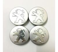 HONGYANFA 4 Stück 60MM Auto Radnabenkappen für Peugeot 3008 GT Line 2019-2021 2020, Nabendeckel Wasserdicht Verschleißfest Radnabe Abdeckung