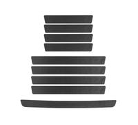 HONGYANFA 9 Stück Auto Einstiegsleisten Schutz für Skoda Octavia 5E 5 Doors 2013-2017 & 2017-, Auto Carbon Fiber Einstiegsleisten Türschweller Heckstoßstange Schutzfolie,G