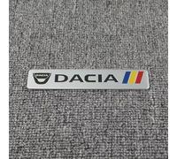 HONGYANFA Auto Aufkleber für Dacia Duster Sandero Spring Logan, Auto-Emblem-Abzeichen 3D Metall Auto Logo Auto Styling Tuning Sticker Badge Zubehör Karosserie Emblem