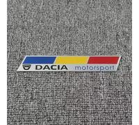 HONGYANFA Auto Aufkleber für Dacia Sandero 2 Stepway Stainless 2013-2023, Auto-Emblem-Abzeichen 3D Metall Auto Logo Auto Styling Tuning Sticker Badge Zubehör Karosserie Emblem