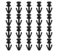 Honseadek 20 Stück Türdichtung Clips Schwarz Für Ford für mondeo | Mk2 Mk3 Mk4 Schwellerleiste Kunststoff Befestigung Auto Zubeh?r Dichtungsstreifen, Türdichtung Clips