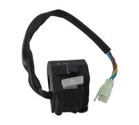 Honseadek Motorrad-Lenkerschalter für Blinker, Fernlicht, Elektrostart - passend für die meisten Motorräder, E-Bikes, Trikes (schwarz, ABS-Material) (rechts)