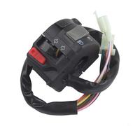 Honseadek Motorrad-Lenkerschalter Montage für Blinker-Überhollichtsteuerung, kompatibel mit RXKNOW 125, schwarzes ABS Fit 22 mm