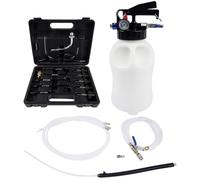 Hopzty Getriebeöl Einfüllgerät 6L mit 15 ATF Adapter, 2 in 1 Druckluft Ölwechsel Gerät Öleinfüllgerät Ölabsauger für Getriebe, Differentiale & Verteilergetriebe - Rücklauf-Funktion