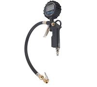 Horett Digitaler Reifendruckmesser, 0-200 Psi LCD-Display | Autoreifentester, Aluminiumlegierung, Messing-Clip-Spannfutter, 14-Zoll-Schlauch, Psi-Bar-Kpa-Kgf-Einheiten, LCD,