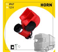 Horn Hupe für Auto 2 Klang 12V Kompressor Fanfare Druckluft LKW PKW Boot Caravan