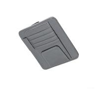 Hosrivae Auto-Sonnenblenden-Aufbewahrungstasche für Innenorganisation, Brillenhalter mit mehreren Fächern und elastischem Band, passend für die meisten Fahrzeuge, 12,5 x 15,5 cm, Schwarz (Grau)