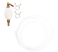 HOUDERCO Handpumpe Benzin Absaugpumpe mit Luftkammer Silica Gel 12mm Schlauch zur Kraftstoffförderung für Reparaturwerkstätten und Lkw Fahrer
