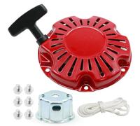 Hoypeyfiy 28400-Z0D-V03ZA Seilzugstarter, roter Seilzugstarter mit Schrauben, Ersatzseil-Startbecher, Ersatz für Honda GX100 2,8 PS 3 PS Motor, 28400-Z0D-V02ZA