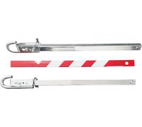 Hans Pfefferkorn Abschleppstange Stahl verzinkt L750xB170xH60mm G.1.1kg rot-weiß mit Aufbewhrungstasche