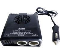 HP Autozubehör 20118 24V > 12V Spannungswandler 96W 1 St. (L x B x H) 11.5mm x 11cm x 4.5cm Ausgangsspannung (Details)=12V