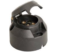 HP Autozubehör 28255 Anhänger-Steckdose [Steckdose 7polig - Stecker 7polig] Kunststoff