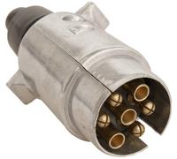 HP Autozubehör 28430 Anhänger Stecker [Steckdose 7polig - Stecker 7polig] Aluminium