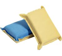 HP Autozubehör 71217 Kunstlederschwamm Duo Winter Antibeschlagschwamm Beige, Braun 1St.