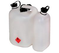 hünersdorff 824900 ECO / Doppelkanister / Kombikanister für Kraftstoff und Öl mit zwei Einfüllsystemen, 5,5 + 3 Liter, UN-Zulassung, Made in Germany