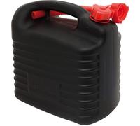 HP-Autozubehör Benzinkanister Premium, 6925, Kunststoff, mit Auslaufrohr, schwarz, 10 Liter