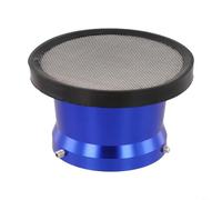 HpLive Aluminium Luftfilter Wind Cup 50Mm Für OKO 24-30mm Vergaser Und Für KEIHIN Für PWK ATV Motorrad Zubehör Mit Sieb Netz Schrauben Rot Blau Gold Silber Schwarz(Blue)