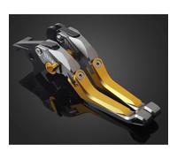 HPZPRPCEW Für Yamaha XMAX 400/300/250/125 2017-2022 Motorrad Verstellbare Falten Erweiterbar 5D Bremse Kupplung Hebel Griff Zubehör(Gray Gold)