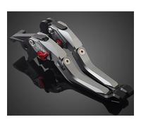 HPZPRPCEW Für Yamaha XMAX 400/300/250/125 2017-2022 Motorrad Verstellbare Falten Erweiterbar 5D Bremse Kupplung Hebel Griff Zubehör(Gray Red)