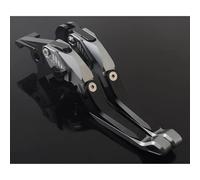 HPZPRPCEW Für Yamaha XMAX 400/300/250/125 2023-2025 Motorrad Verstellbare Falten Erweiterbar 5D Bremse Kupplung Hebel Griff Zubehör(Black Gray)