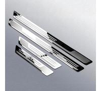 HQSDQYT 4 Stück Auto Einstiegsleisten Schutz für Hyundai Tucson N Line 2024 2025 2026, Auto Edelstahl Einstiegsleisten Türschweller Scuff Plate Sill Aufkleber