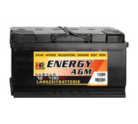 HR 100Ah Energy AGM 12V Solar Wohnmobil Boot Wohnwagen Versorgung Batterie