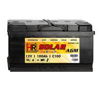 HR Solar AGM 12V 100Ah Versorgungsbatterie (USt-befreit nach §12 Abs.3 Nr. 1 S.1 UStG)