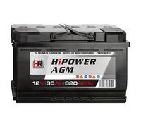 HR 12V 85Ah Autobatterie 820A EN AGM Start-Stop Starterbatterie Wartungsfrei