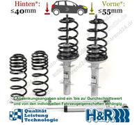 HR Cup-Kit Fahrwerk 55mm & 40mm Tieferlegung für VW Bora Variant 1J6 1999-2005