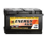 HR-ENERGY AGM Batterie 12V 90Ah