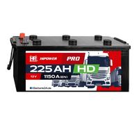 HR HiPower LKW Pro HD Batterie 12V 225Ah