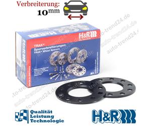 HR Spurverbreiterung schwarz 10mm/Achse für Skoda Fabia III Kombi NJ5 2014-2022