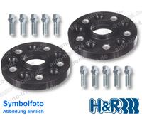HR Spurverbreiterung schwarz 45mm/Achse für BMW 2er Coupé G42 G87 Bj. 2021-2025