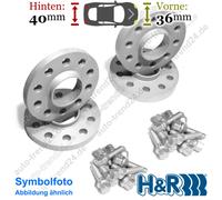 HR Spurverbreiterung VA 36mm & HA 40mm für Renault Megane CC EZ0/1 10-15