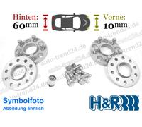 HR Spurverbreiterung vorne 10mm & hinten 60mm/Achse für Porsche 911 997 2004-12