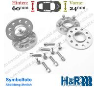 HR Spurverbreiterung vorne 24mm & hinten 60mm/Achse für Audi A4 8K2 2007-2015